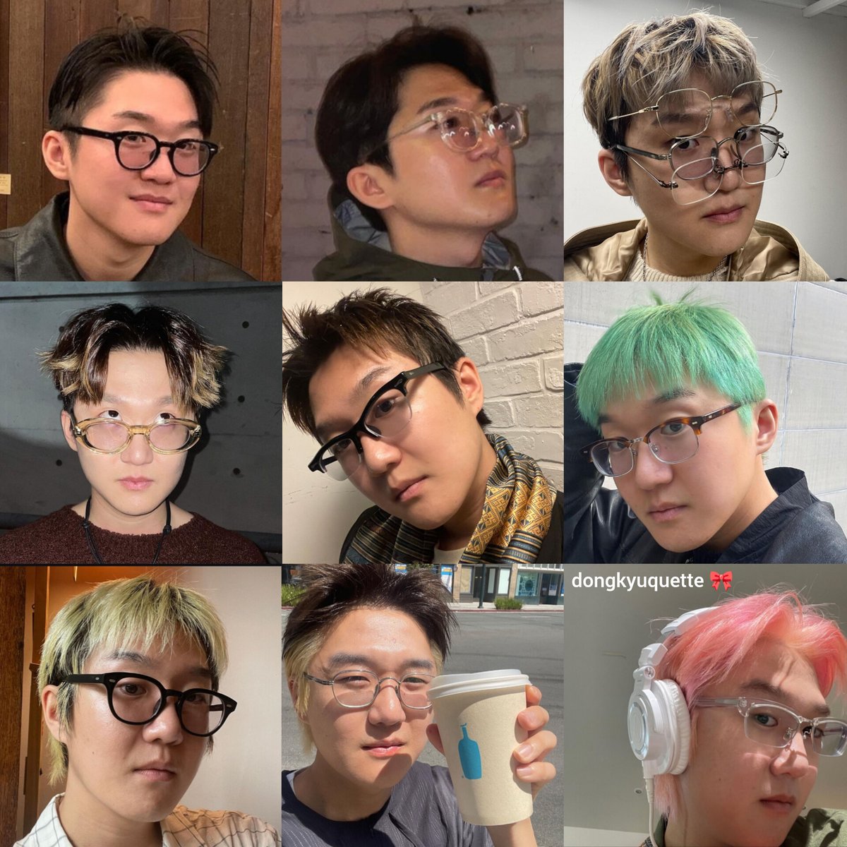 soonjong eyeglasses 👓 and hairstyles 💗