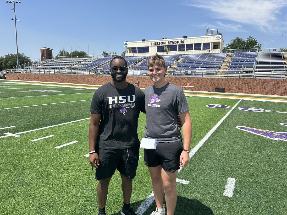 After an amazing camp and an awesome conversation with @BurlesonHSU I am blessed to say I have received an offer from Hardin-Simmons University!!!@CoachCraigNeece @CoachDL_Niles @HSUCowboys @CoachElkinsHSU #HOOYAH @CoachChadRogers @SangerDefense @coachrogers_4 @coach_garcia86