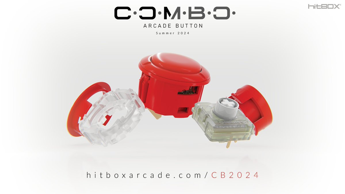 Unlock your potential with the new C.O.M.B.O. arcade button from @hitboxarcade, launching this summer. You can test it out for yourself at the Hit Box Arcade booth here at #CB2024. Learn more at hitboxarcade.com/cb2024