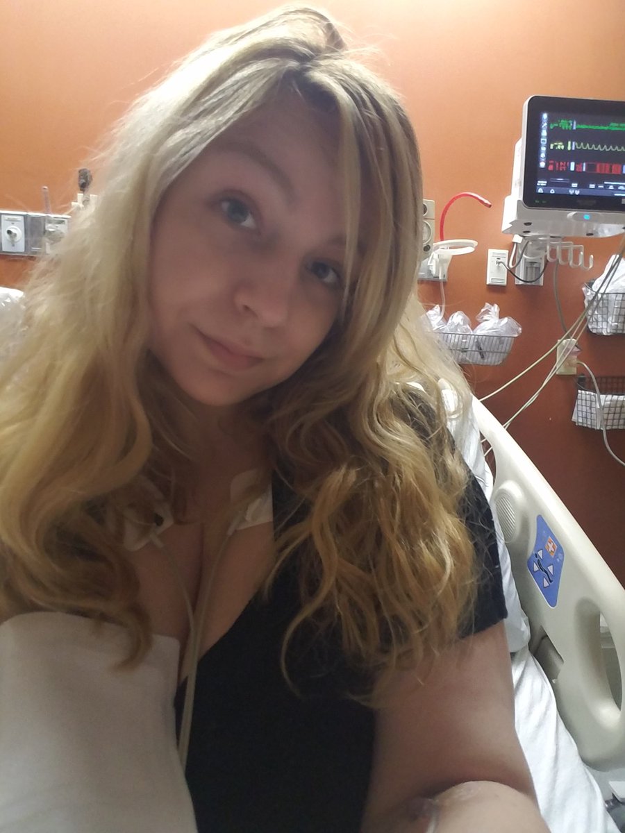 Hey_Brittknee's tweet photo. Hi, just an update,
I'm out here kicking cancer's ass one day at a time 🧡🦋 Please don't forget about me. 
#LeukemiaWarrior https://t.co/twxAxfWfMn