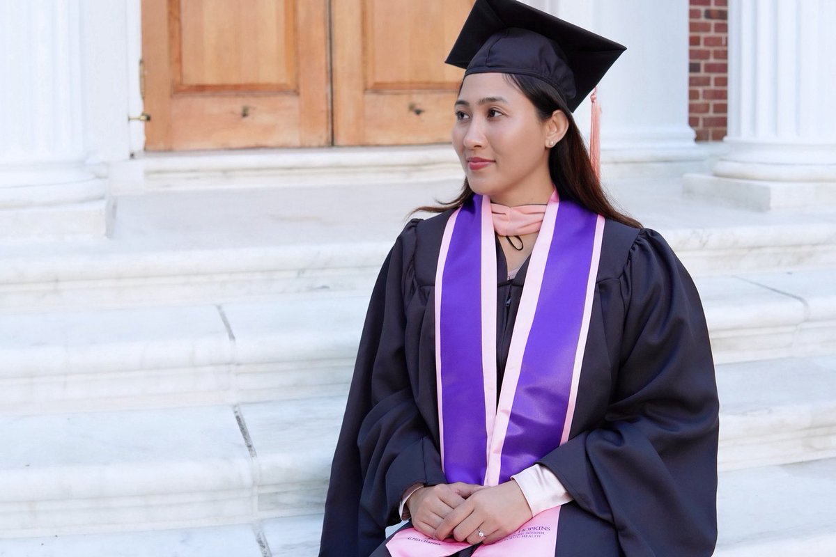 Today I graduate with pride, knowing I follow in the footsteps of my mother. My mother, who defied all the odds and showed that education is a beacon of hope and possibility. To my mother, upon whose sacrifices I stand tall today. This achievement is as much hers as it is mine.