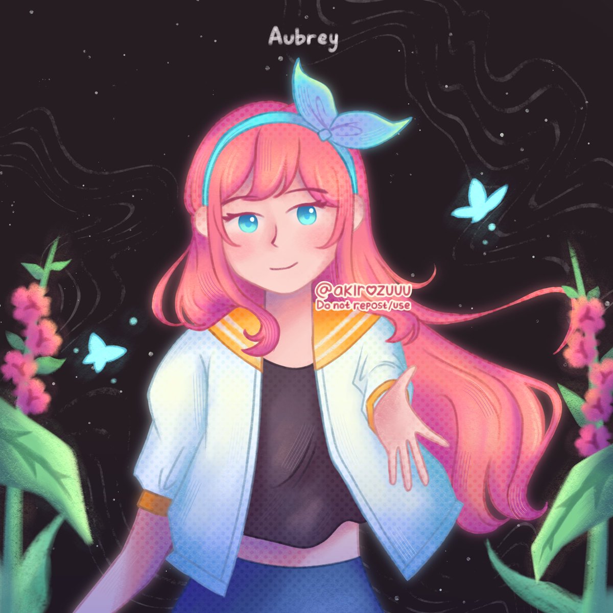 Aubrey reaches out to you🌷🦋 #OMORI #OMORIFANART