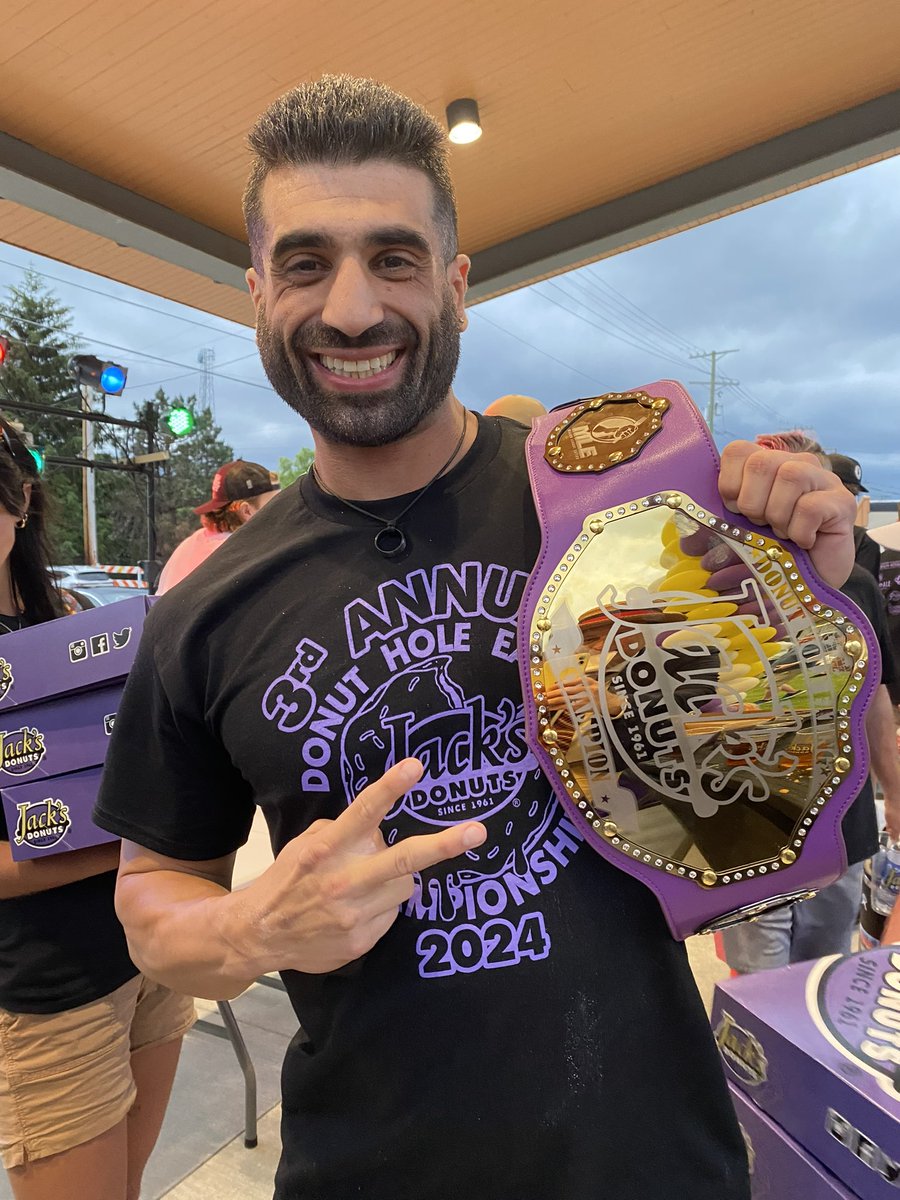 Major League Eating (@eatingcontest) on Twitter photo Webb wins <a href="/jacksdonuts/">Jack's Donuts</a> Holes! New WR!
1. James Webb 350
2. <a href="/NickWehry/">Nick Wehry</a> 317
3. <a href="/OMGitsMIKI/">Miki Sudo โญ๏ธ</a> 285
4. Valentin Ferrer From Spain 209
5. Tanner Gray 182
6. Michael Doolin 118
7. <a href="/mattyt7/">matthew theodore</a> 88
8. <a href="/Dollymatic89/">Cherish Brown</a> 82
9. Gebhard 75
10. Goode 60
11. <a href="/ReneRovtar/">Rene Rovtar</a> 53 Webb wins <a href="/jacksdonuts/">Jack's Donuts</a> Holes! New WR!
1. James Webb 350
2. <a href="/NickWehry/">Nick Wehry</a> 317
3. <a href="/OMGitsMIKI/">Miki Sudo โญ๏ธ</a> 285
4. Valentin Ferrer From Spain 209
5. Tanner Gray 182
6. Michael Doolin 118
7. <a href="/mattyt7/">matthew theodore</a> 88
8. <a href="/Dollymatic89/">Cherish Brown</a> 82
9. Gebhard 75
10. Goode 60
11. <a href="/ReneRovtar/">Rene Rovtar</a> 53