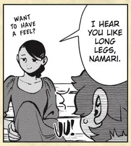 Kiki and Namari seem to be very good friends! 