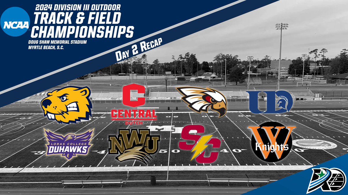 OTF: 2024 @NCAADIII Outdoor Track & Field Championship - Day Two Recap. The @AmerRiversConf is up to 37 All-Americans, including four national champions 🏆 #rollriversTF 📰: bit.ly/4aCa2ie