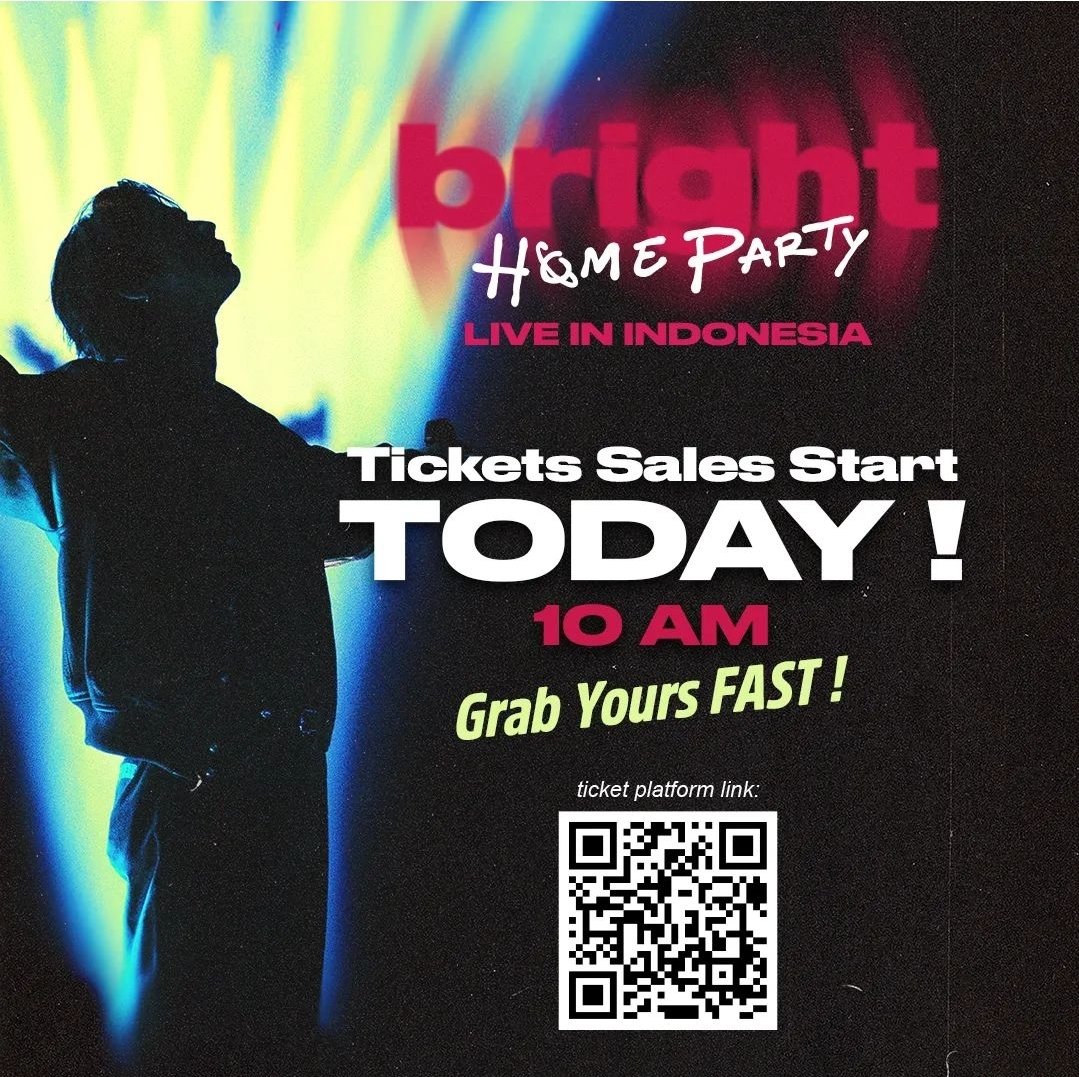 BVC_Streaming's tweet image. ‼️ 10 AM TODAY LET'S GRAB YOUR TICKET ‼️

::: BRIGHT HOME PARTY : LIVE IN
INDONESIA 2024 :::

⚠️ TICKET SALE : 25.05.24
⏰️ TIME : 10.00 AM onwards
🗓 CONCERT DATE : 14.07.24
📍 LOCATION : Jakarta Convention Center Hall B
🔗 LINK : link.tiptip.id/Yh7jNQf1AWr
🎫 TICKET :…