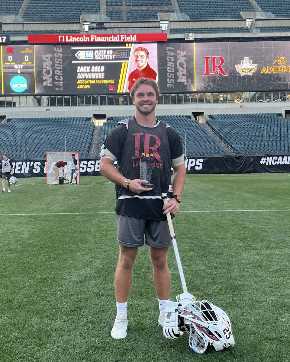 Zack Salo is the <a href="/NCAADII/">NCAA Division II</a> Men's Lacrosse #Elite90 Award winner! 

📚 3.97
💼 Accounting and Finance
🥍 <a href="/LRUMLAX/">LR Mens Lacrosse</a> 

#D2MLAX
