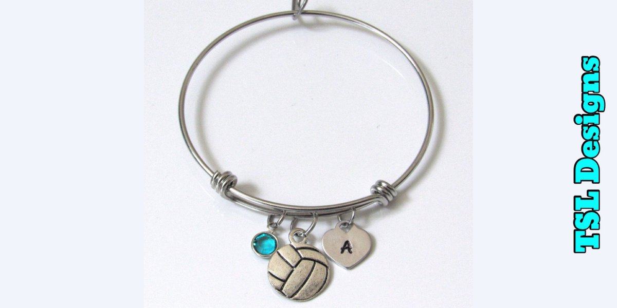 🏐Volleyball Bracelet with Personalized Initial Heart and Birthstone Charm
buff.ly/3OKt3aS
#bracelet #charmbracelet #handmade #jewelry #handcrafted #shopsmall #etsy #etsyhandmade #etsyjewelry #volleyball #volleyballgirl #volleyballmom #sportsjewelry