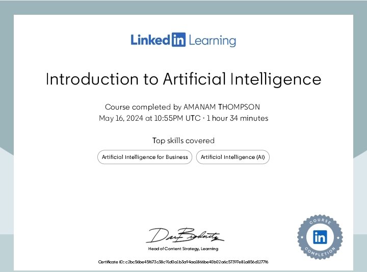 Greetings Ladies&Gents,
Gladly, I announce my progress so far on my Tech journey wth 
@3MTTNigeria :That I have completed CAREER ESSENTIALS IN GENERATIVE AI Course.
#MY3MTT Fellow ID:FE/23/40027602
#3MTTLearningCommunity
#3MTTAkwaibomstate
@VictoriaNwanna 
Thanks Dr. @bosuntijani