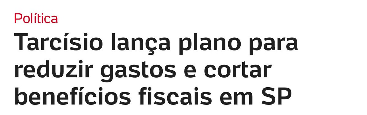 FIM DA MAMATA EM SÃO PAULO? ENTENDA! O nosso estado, mais uma vez na vanguarda das boas políticas públicas, inicia um novo plano de gestão com três principais eixos para reduzir despesas inúteis, expandir investimentos e aumentar a eficiência da máquina pública. Segue o fio!