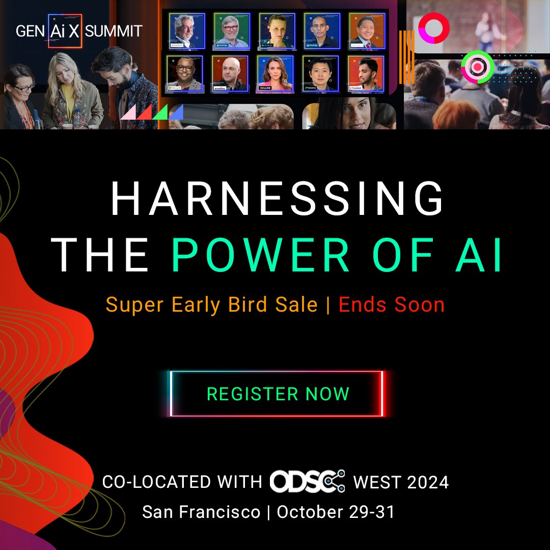 We couldn’t be more excited to announce the return of the Ai X Innovation Summit to ODSC West this October. Don’t miss this chance to expand your expertise and your professional network at the can’t-miss AI event of the year. Register now: hubs.li/Q02ypDfl0