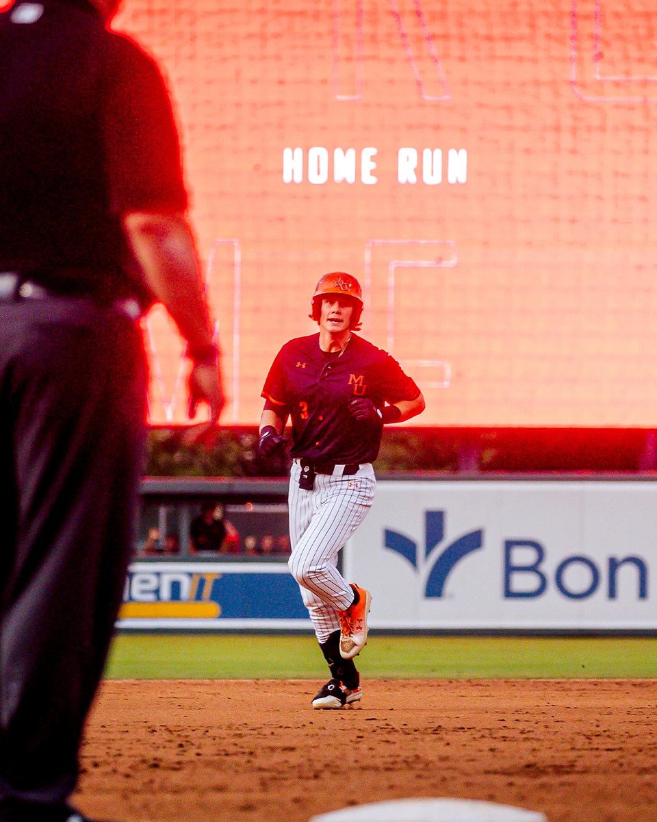 Bears are letting it 𝙛𝙡𝙮𝙮𝙮 🦅

With <a href="/ElyBrown002/">Ely Brown</a> and <a href="/TDalley11/">TyDalley</a> the Bears push their total Homeruns in the <a href="/SoConSports/">The Southern Conference</a> tournament to 1️⃣1️⃣! 

#GoodToGreat | #WinnersWin
