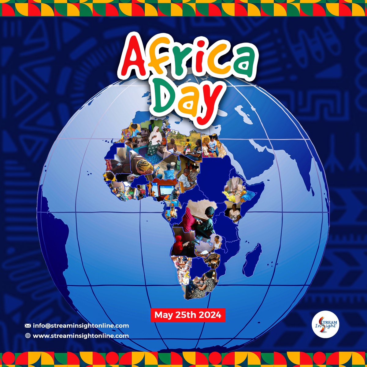🌍 Happy Africa Day! 🌍 Today (25th May) is #Africa Day! We celebrate #Africa not just as a continent of vast landscapes and rich history but as a land of diverse cultures, immense potential, innovation, resilience, and boundless opportunities.