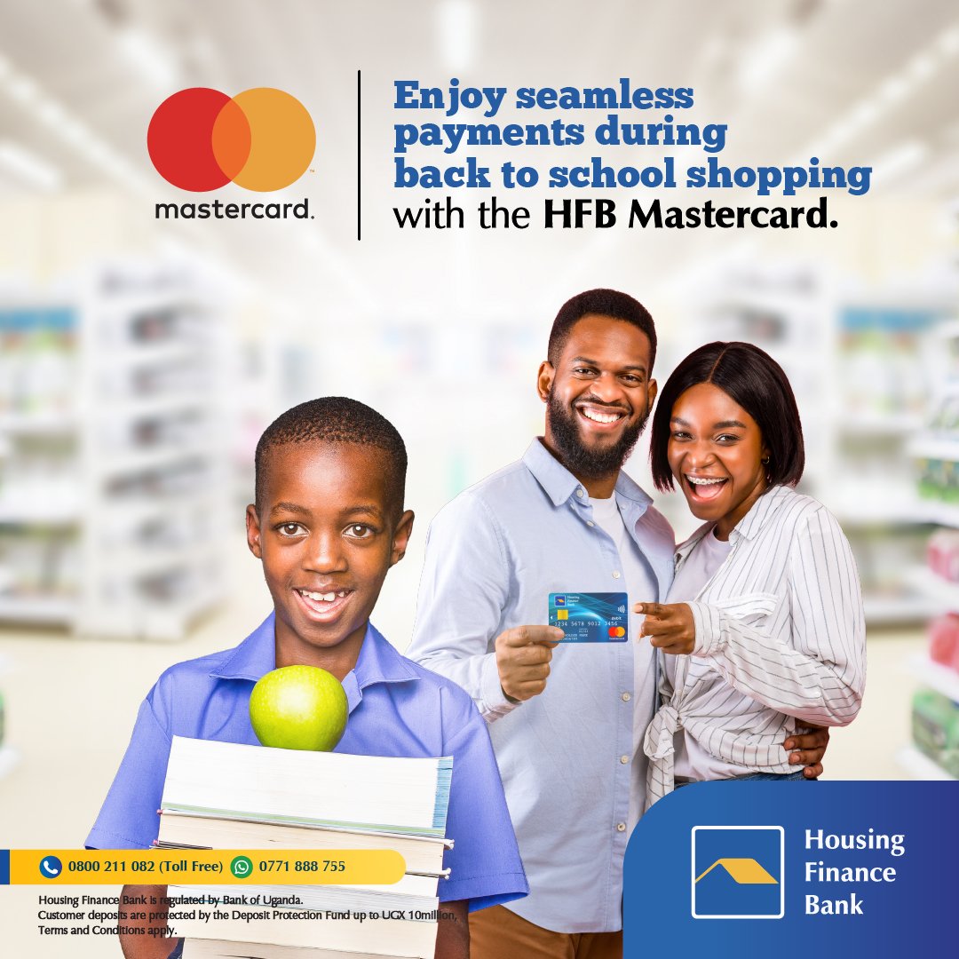 Take care of your back to school shopping with ease using the #HFBMastercard. Visit any of our branches to get your card today. #WeMakeItEasy