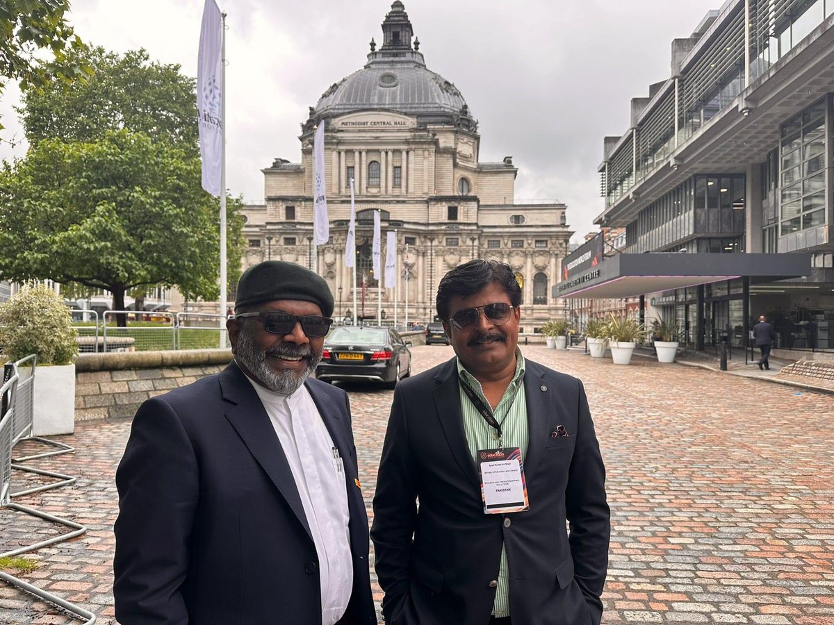 Sanjay Mathrani (@mathranisanjai) on Twitter photo Education Minister Sindh <a href="/sardarshah1/">Sardar Shah</a> met Prof. <a href="/SurenRaghavan/">Suren Rāghavan, PhD</a> , Minister of Higher Education, Sri Lanka during the Education World Forum, in London. Mr. Raghavan taught political science and South Asian history to PPP Chairman
<a href="/BBhuttoZardari/">BilawalBhuttoZardari</a> at <a href="/UniofOxford/">University of Oxford</a>. Education Minister Sindh <a href="/sardarshah1/">Sardar Shah</a> met Prof. <a href="/SurenRaghavan/">Suren Rāghavan, PhD</a> , Minister of Higher Education, Sri Lanka during the Education World Forum, in London. Mr. Raghavan taught political science and South Asian history to PPP Chairman
<a href="/BBhuttoZardari/">BilawalBhuttoZardari</a> at <a href="/UniofOxford/">University of Oxford</a>.