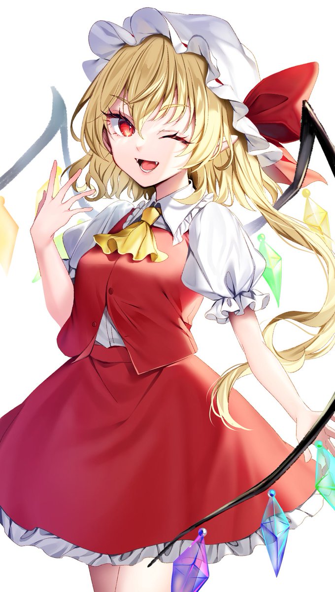 フランドール・スカーレット 「筆慣らし 」|中島楓🍁春例大祭E05aのイラスト