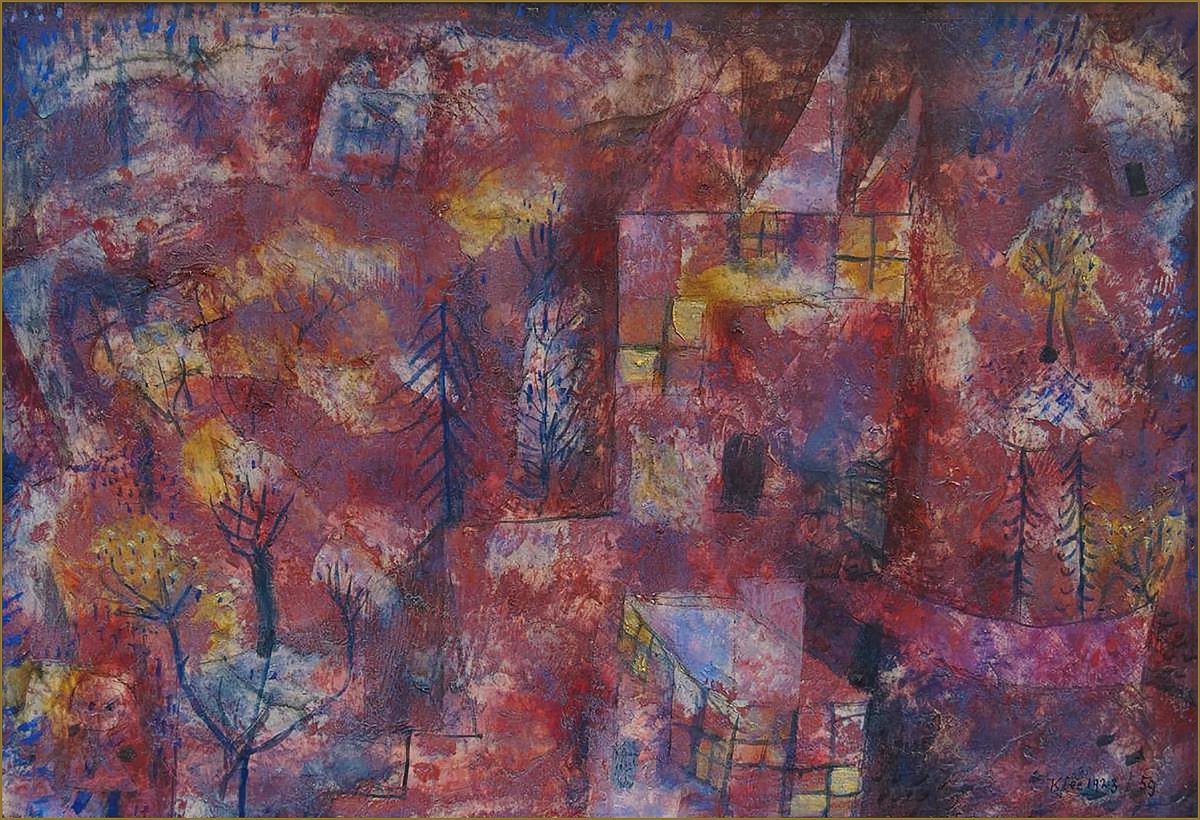 Paul Klee. Landscape with Child.1923 (oil on board) Museum Grenoble