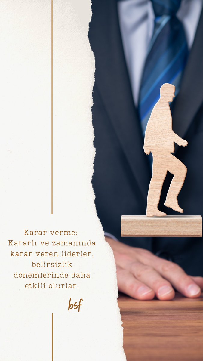 Karar verme: Kararlı ve zamanında karar veren liderler, belirsizlik dönemlerinde daha etkili olurlar.