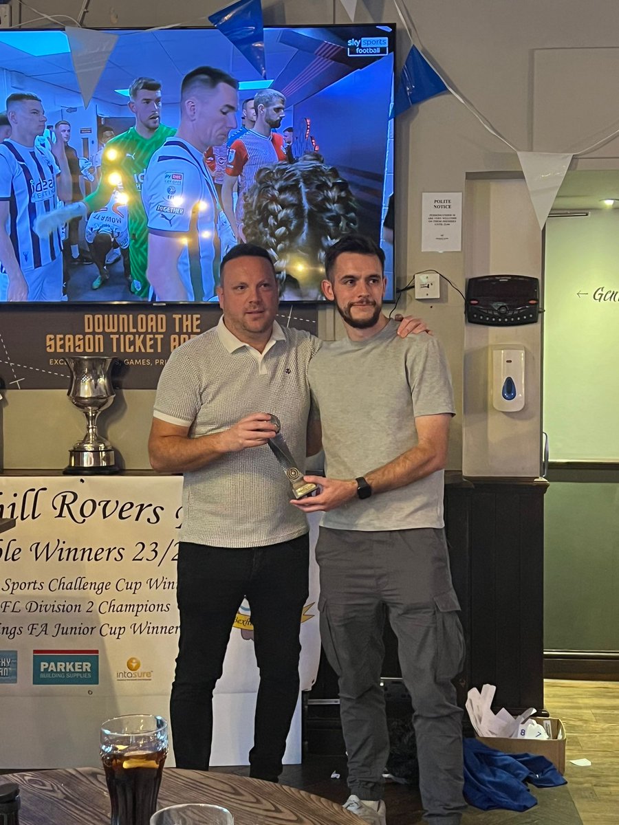 Supporters Player of the Season
💙🤍💛
Kieran Dighton
