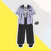 「collared shirt standing」 illustration images(Latest)｜5pages