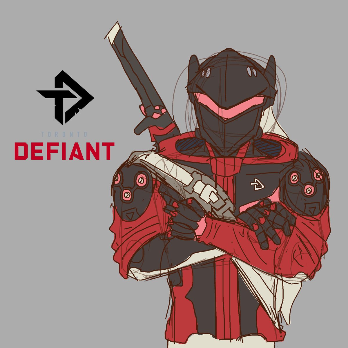 Happigenjifan's tweet photo. I forgor I sorre #genji #torontodefiant #genjiart #genjifanart https://t.co/PsB8G7txQC