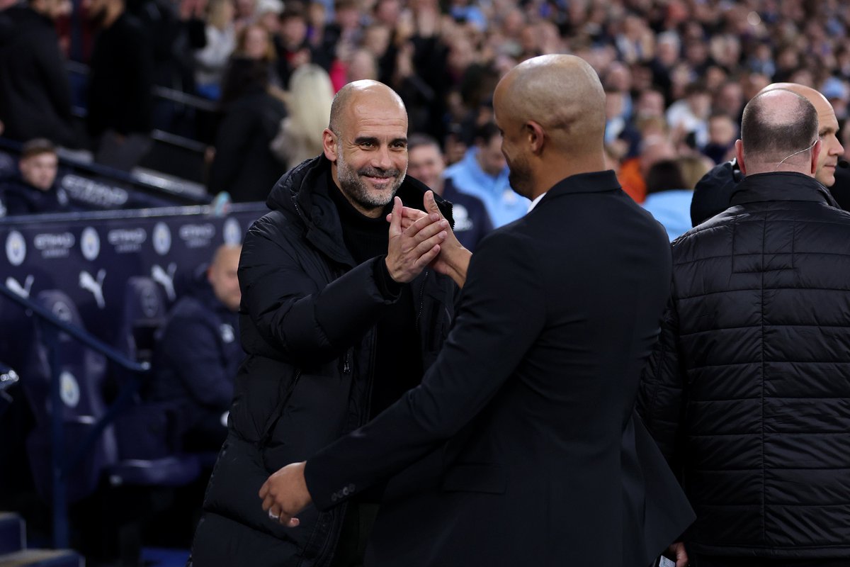 🔵🇧🇪 Pep Guardiola: “Vincent Kompany will become a future Man City manager, mark my words”. “Yeah, it will happen for sure. You will call me when this is going to happen…”.