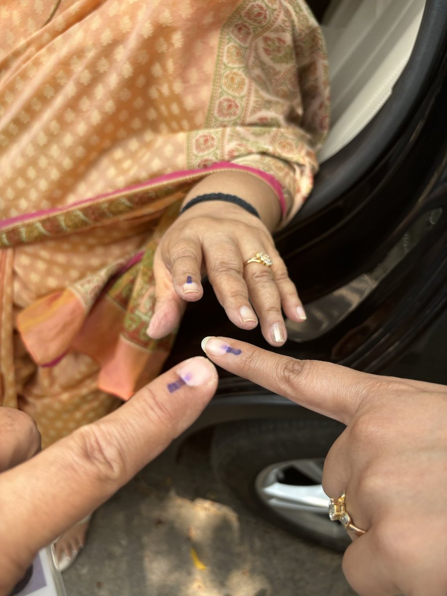 Mom, Wife and myself voted. In and out in 15 minutes in a very well managed process.