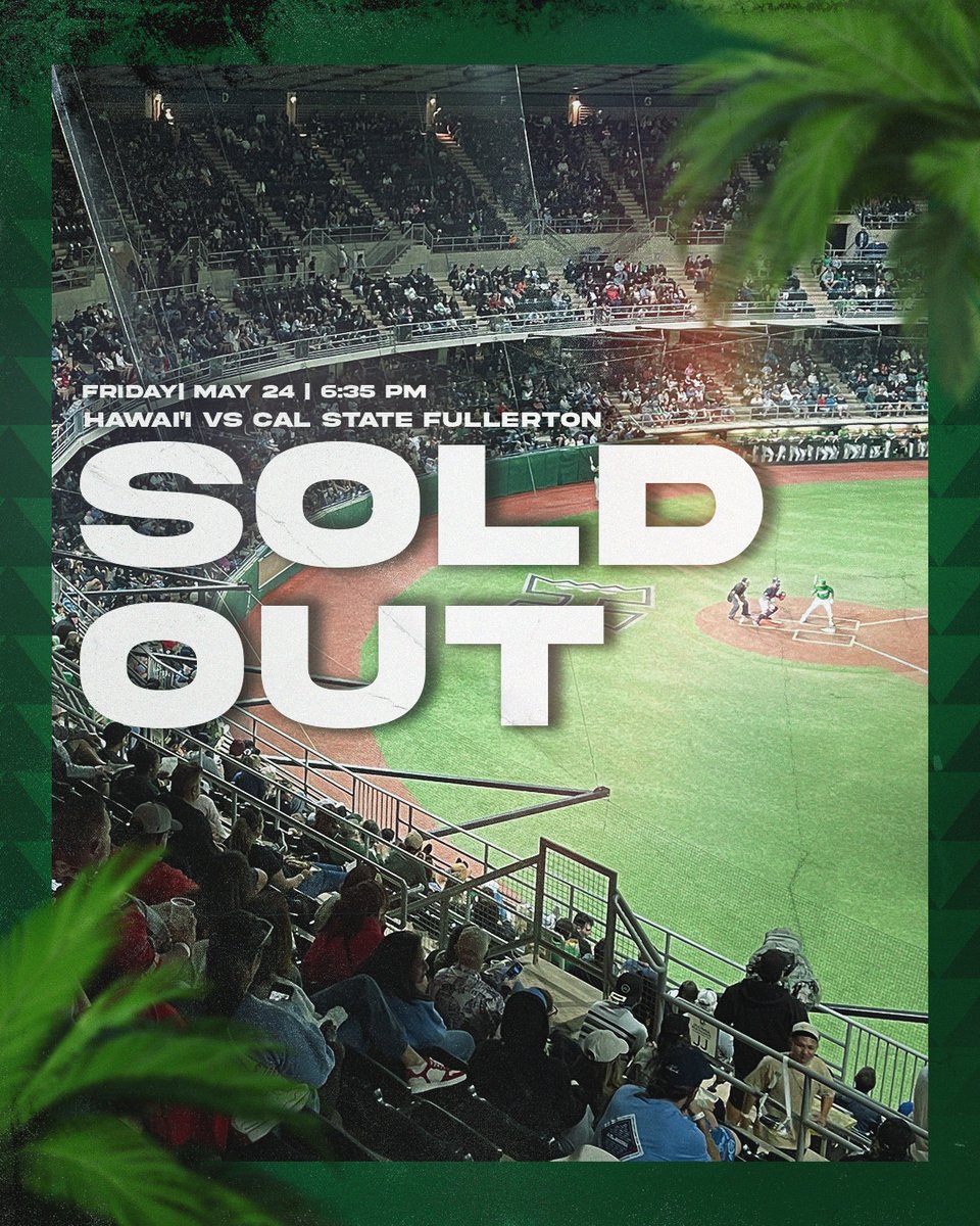Tonight's game is officially a 𝗦𝗘𝗟𝗟𝗢𝗨𝗧 Mahalo, Hawai‘i 🤙 #GoBows