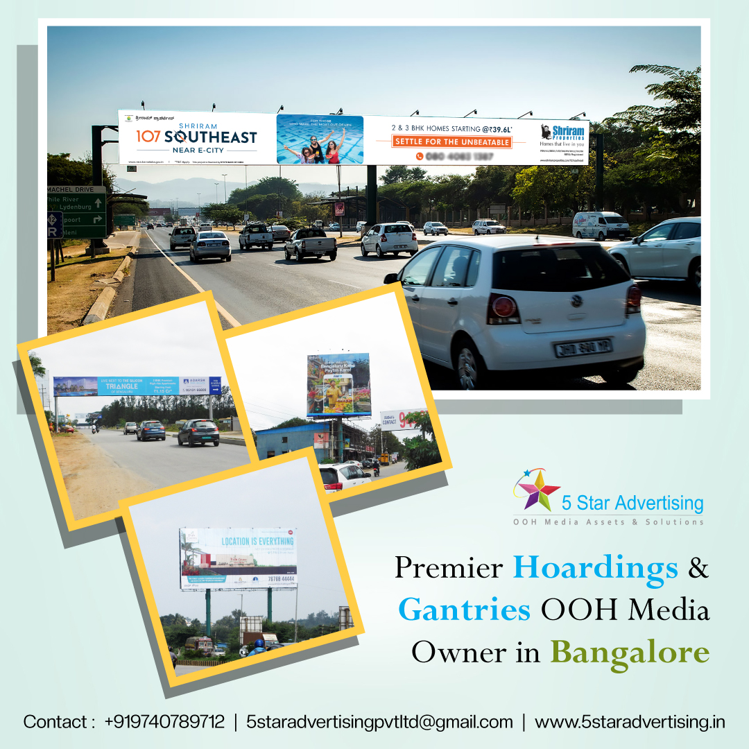 5_advertising's tweet image. Boost your brand's reach with our premier hoardings and gantries in Bangalore.

Unlock the power of impactful outdoor advertising to capture attention and drive business growth.

Reach Us: 5staradvertising.in

#gantries #outdooradvertisement #advertising #hoarding #ads