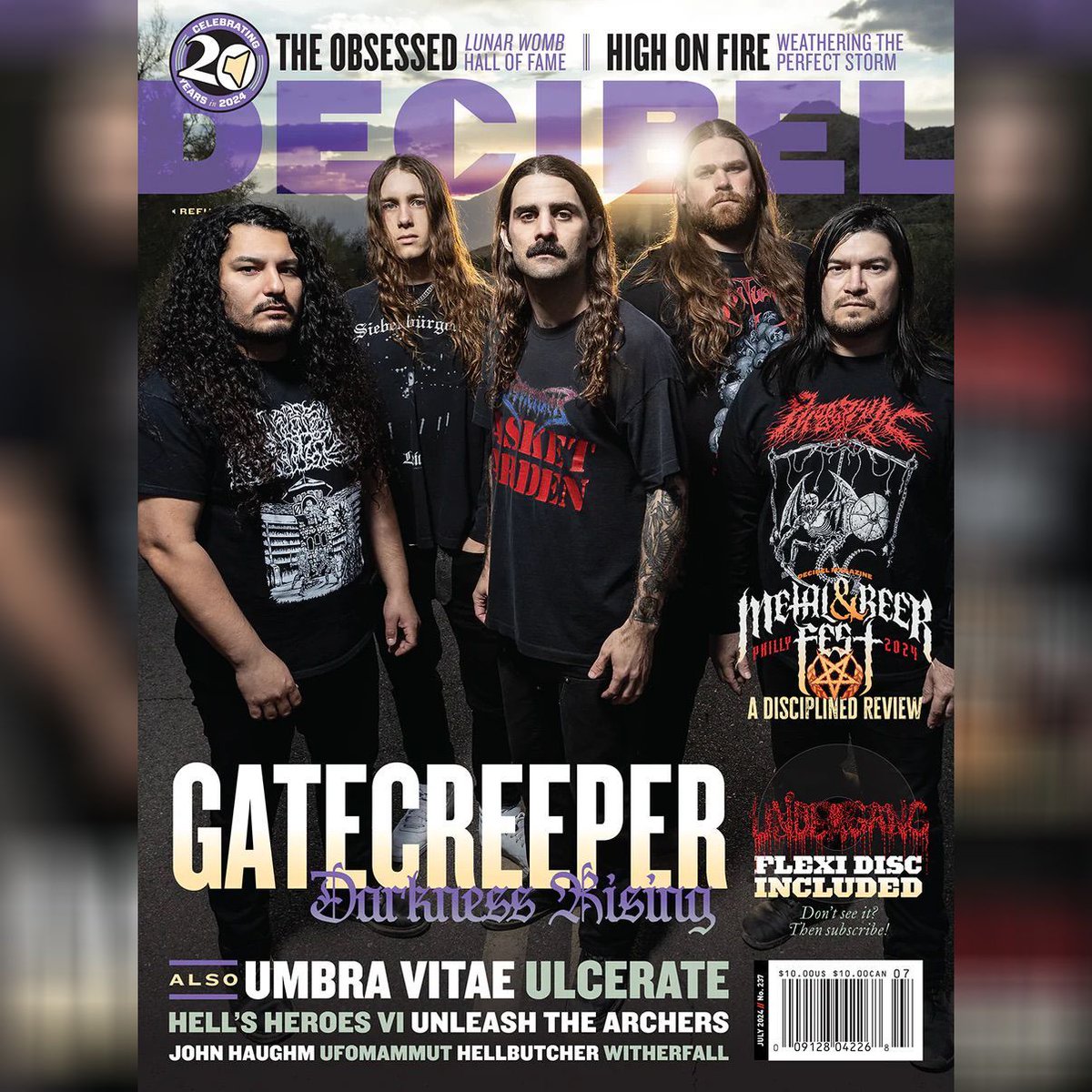 Umbra Vitae interview/feature in the new issue of Decibel Magazine. (Gatecreeper on the cover). Umbra Vitae 'Light Of Death' out June 7th via Deathwish Inc. #DecibelMagazine #UmbraVitae #DeathwishInc