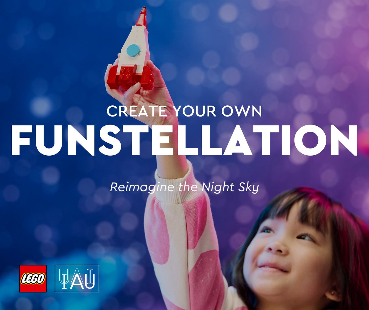 IAU OAO (@iau_outreach) on Twitter photo From 23 May to 31 July, <a href="/IAU_org/">International Astronomical Union (IAU)</a> and the LEGO Group are inviting children around the world to reimagine the night sky. Let your curiosity run free!
Download star charts and create your own Funstellation at
lego.com/space From 23 May to 31 July, <a href="/IAU_org/">International Astronomical Union (IAU)</a> and the LEGO Group are inviting children around the world to reimagine the night sky. Let your curiosity run free!
Download star charts and create your own Funstellation at
lego.com/space
