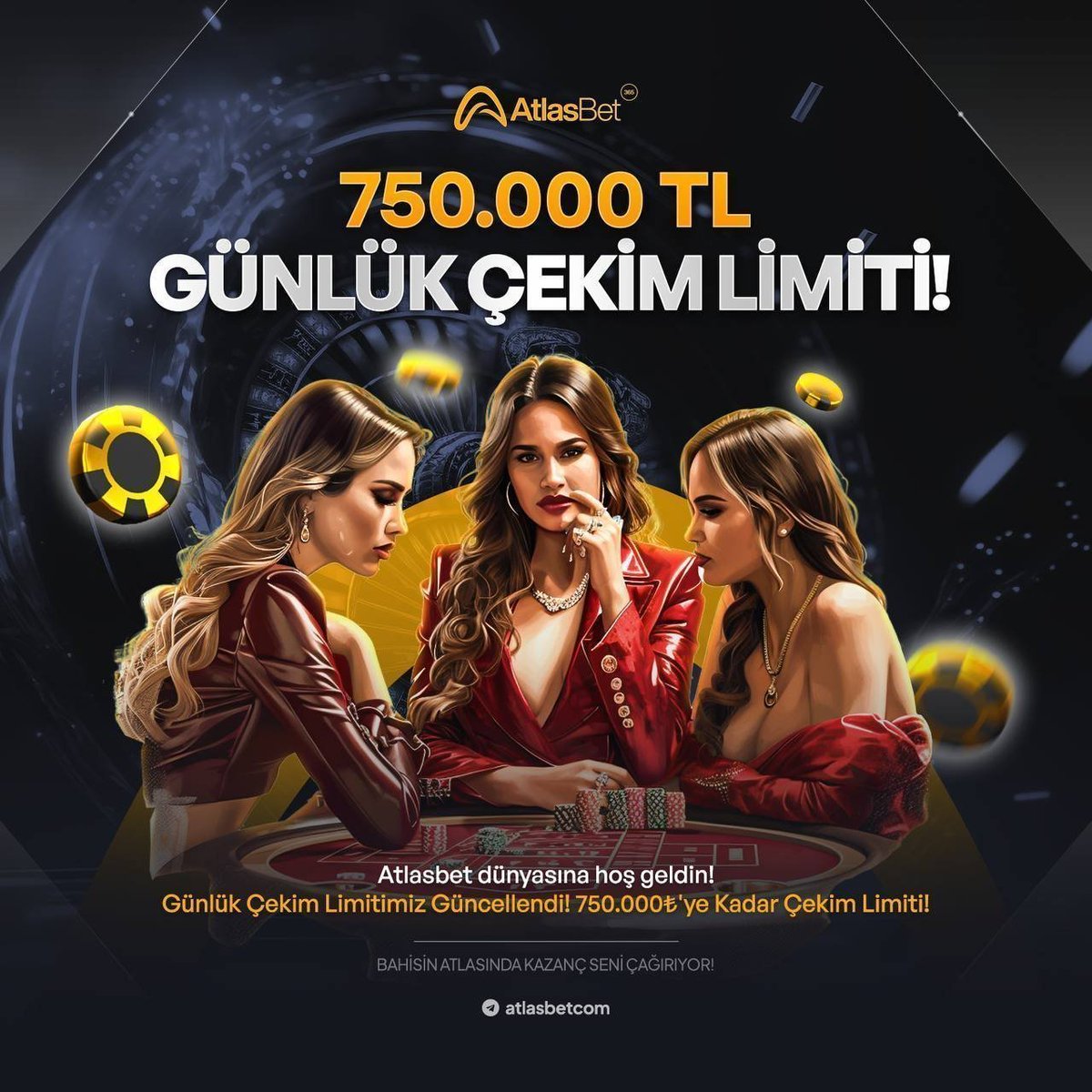 😎 GÜNLÜK ÇEKİM LİMİTİ 750.000₺ ! 💫Günlük çekim limitlerimiz artık daha fazla herkesten daha hızlı ! ✍️ Hemen kazan anında çek , keyfine bak ! 🏆 Kalitenin Adresi Sadece #atlasbet #atlasbet ⭐️t2m.io/atlasbetgiris