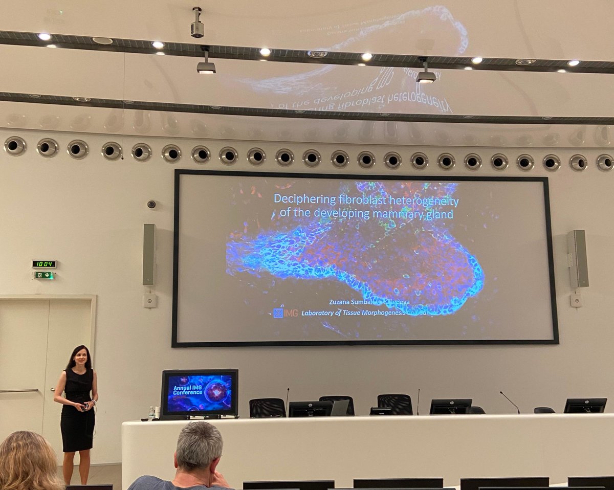 Zuzana Sumbalova Koledova (@koledovazuzana) on Twitter photo Many thanks for the opportnity to present our research with @slvfre in #Fibroblast heterogeneity in #mammarygland development at the Annual <a href="/imgprague/">Institute of Molecular Genetics</a> conference. Super work by <a href="/JakubSumbal/">Jakub Sumbal</a>, a 🔬 imaging tour de force. Preprint coming soon! Many thanks for the opportnity to present our research with @slvfre in #Fibroblast heterogeneity in #mammarygland development at the Annual <a href="/imgprague/">Institute of Molecular Genetics</a> conference. Super work by <a href="/JakubSumbal/">Jakub Sumbal</a>, a 🔬 imaging tour de force. Preprint coming soon!