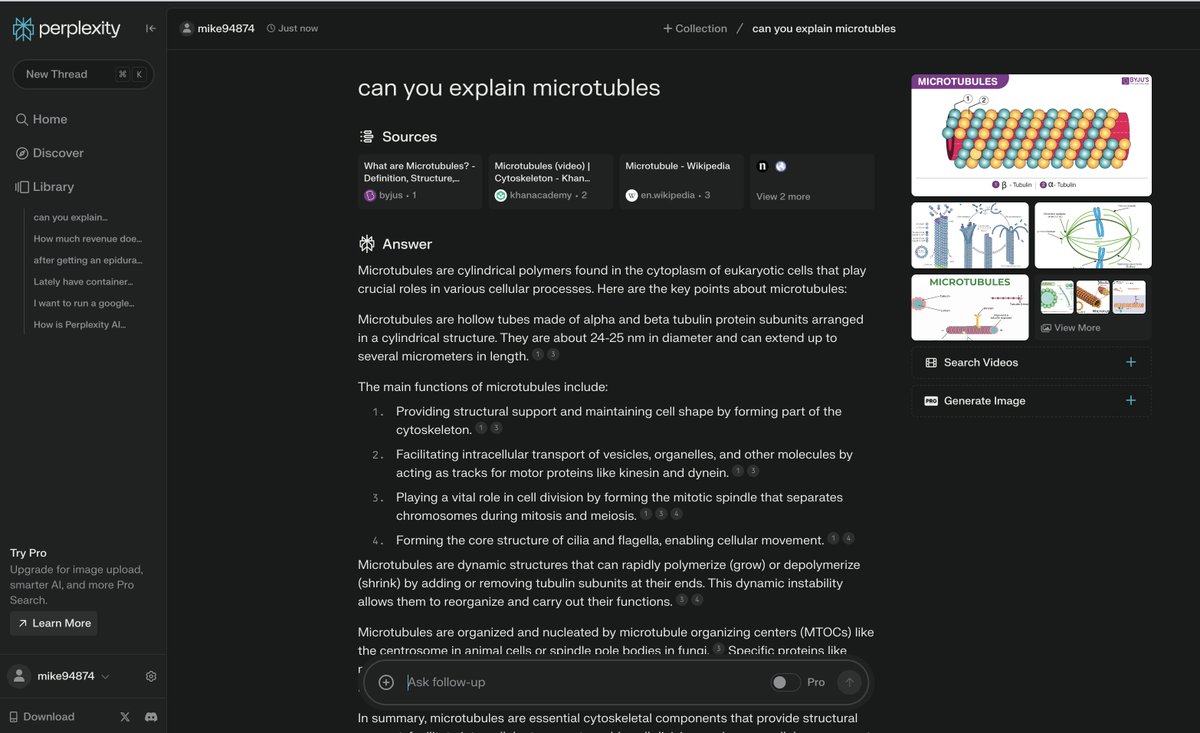 I'm liking @perplexity_ai more by the day. It's great for real time data and citations. Added bonus: the attached images on the side.