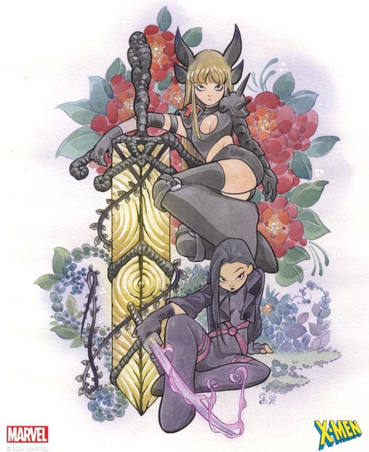 thinkerpsylocke's tweet photo. magik and psylocke for ‘xmen’ #1 cover variant ! https://t.co/XGHQIRuQbB