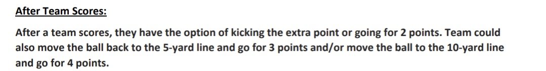 In an @OfficialAFL first, the 4-pt try by @FirebirdsAFL, tied it up. 4-pt try you ask? From Section 8.1 in the 2024 AFL Rulebook: