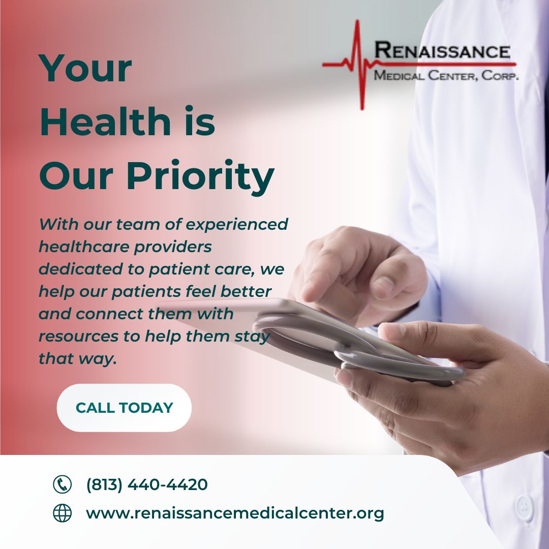 TpaRenaissance's tweet image. 🌟Immigration Testing Services at #RenaissanceMedicalCenter in Tampa 

Physical exams, vaccinations, lab tests, and more to help with your immigration process. 

(813) 440-4420
3832 W Humphrey St, Tampa, FL 33614

#ImmigrationTesting#ImmigrationServices

bit.ly/4bDIMAK