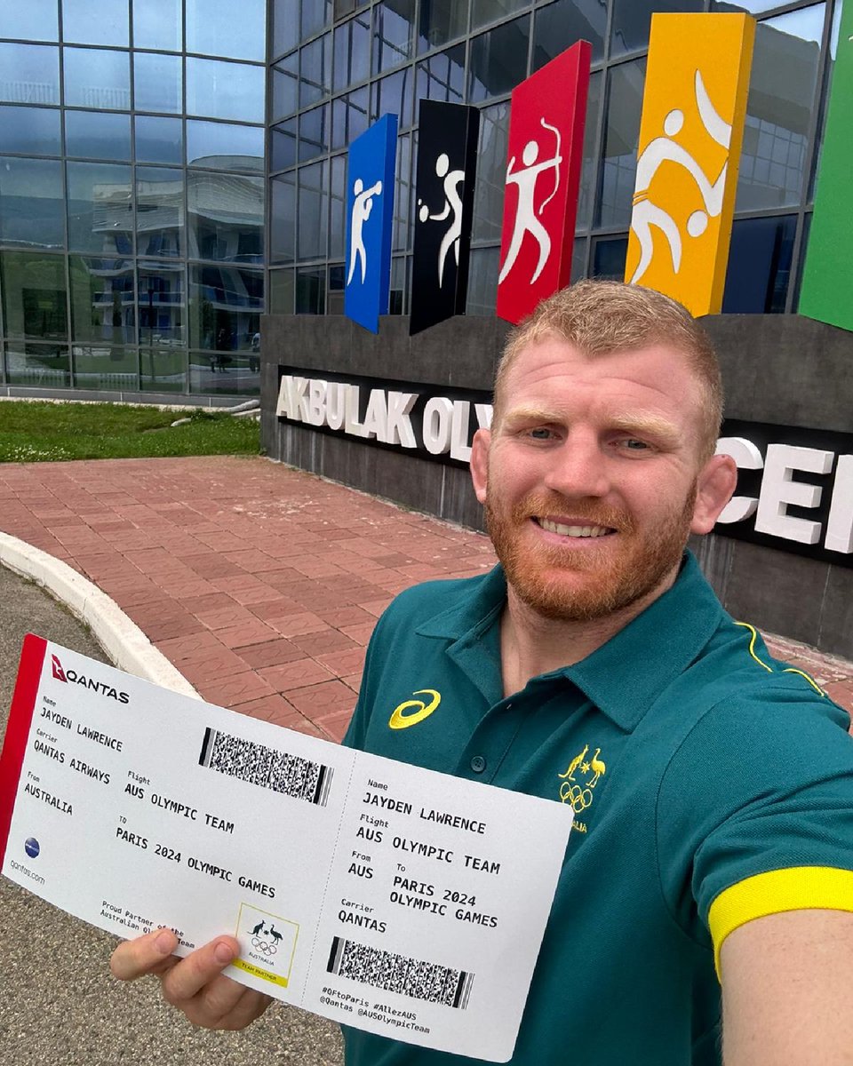 From childhood dreams to reality 🤩 Jayden Lawrence's Olympic journey started 20 years ago and in just 6️⃣2️⃣ days time his resilience, hard work and determination will make the dream a reality! 💚💛 #AllezAUS | #HaveAGo | #WrestlingAustralia