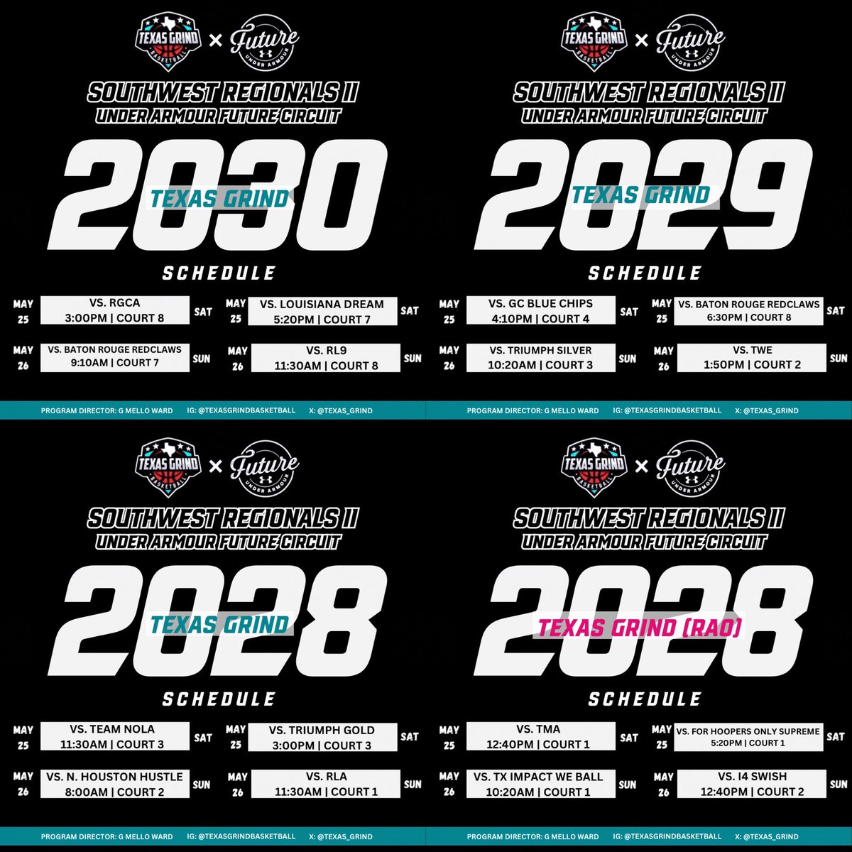 Texas Grind UA Rise 15U tweet media