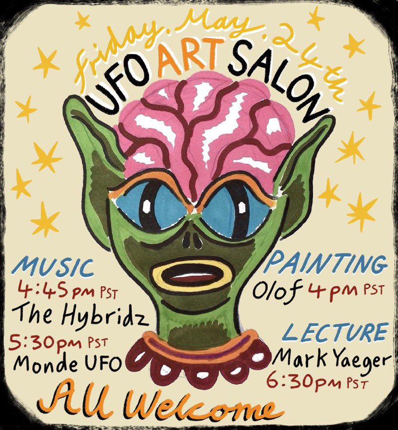 I had so much fun!! Thanks to the amazing artists and musicians who joined tonight!! <a href="/olof_rockner/">Olof Röckner</a> <a href="/The_Astral_/">Astral🛸</a> <a href="/therealskitzo/">Skitz The Hybrid</a> <a href="/mondeufo/">Brian Bartus</a> <a href="/MarkYaeger/">Mark Yaeger</a> and <a href="/The_Astral_/">Astral🛸</a> and <a href="/ThatAhmedAli/">Ahmed Ali</a> for co-hosting, and to <a href="/subjectiveplan/">M</a> for the flier! Find the recording below: