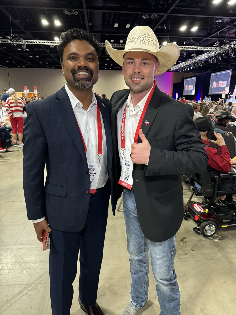 With Chairman Rinaldi stepping down, @abrahamgeorge is the grassroots MAGA conservative @TexasGOP Chairman we need! I even wore my “RINO skin” boots today for good measure.