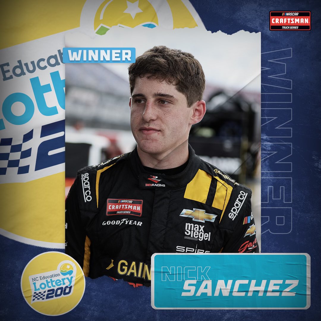 SPEEDY SANCHEZ. ⚡️

#NCEL200 | <a href="/nclottery/">NC Education Lottery</a> | <a href="/Nicksanchez080/">Nicholas Sanchez</a>