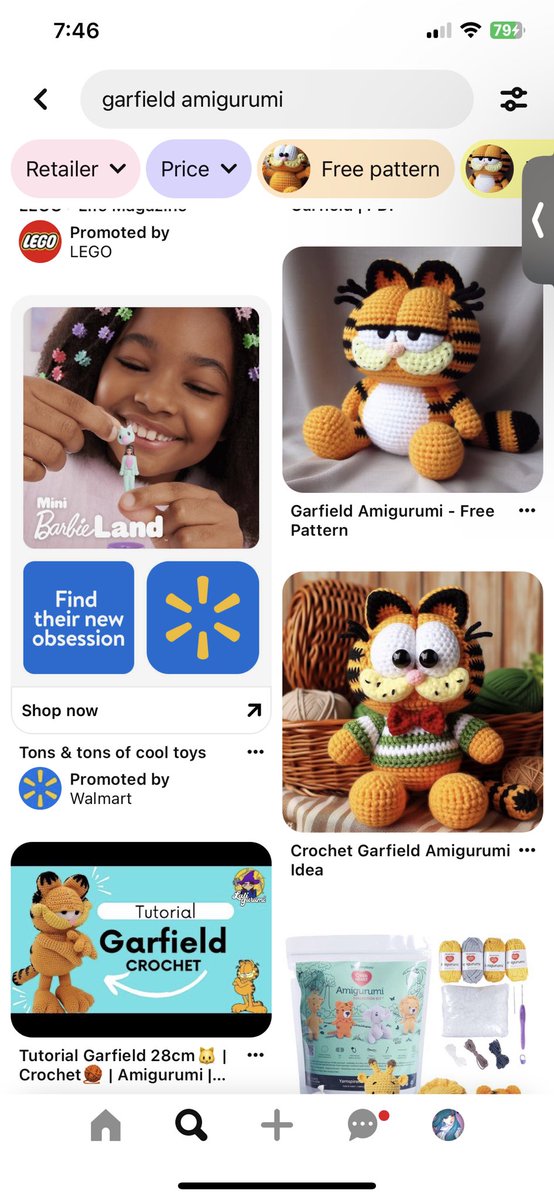 the way i cant look for crochet amigurumi patterns anymore without being inundated by AI bs