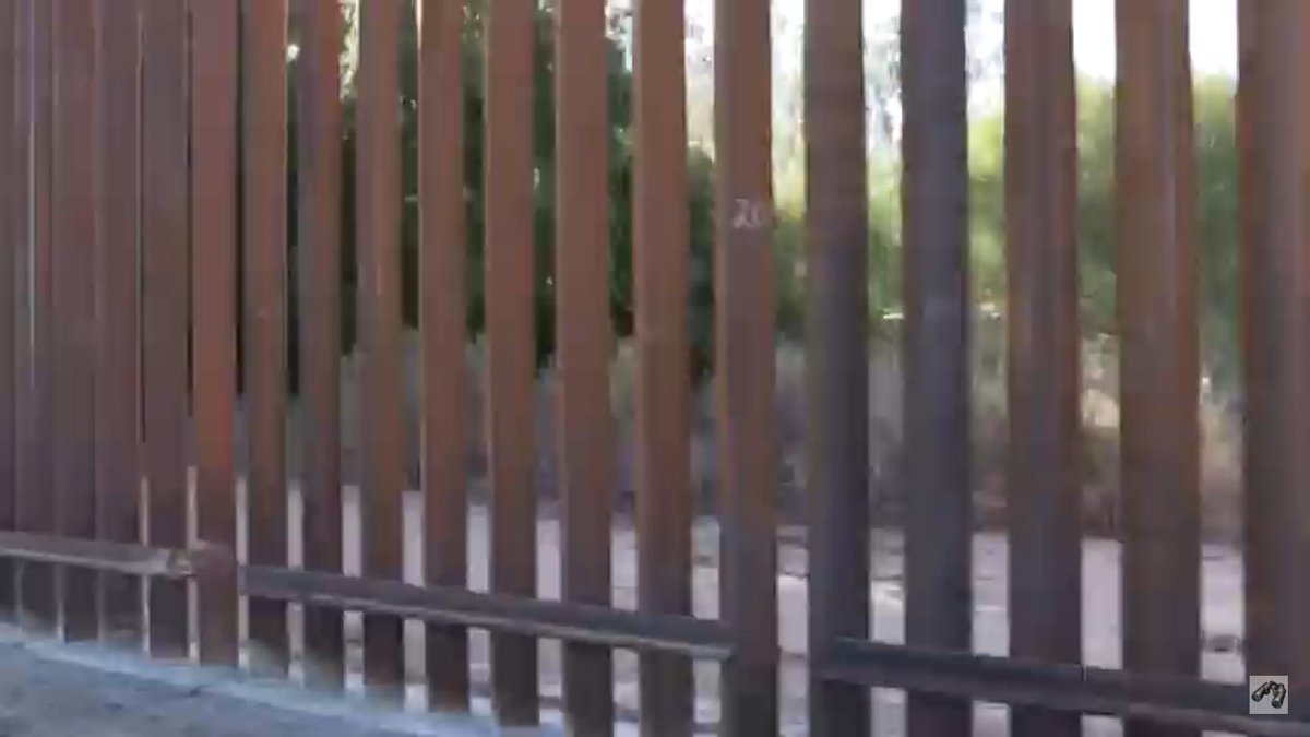 Single shot of the barrier as the camera passes continuously. The El Centro 1 project spans fifteen miles, near Calexico, CA, January 23, 2020. 0:23 VID youtu.be/gJx954ZzeQk #BuildTheWall #FinishTheWall #QuikTake qt-wall-vid-200 by #borderObserver