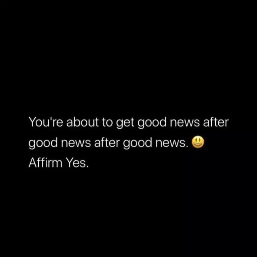 Affirm 'YES' 🙏!!!