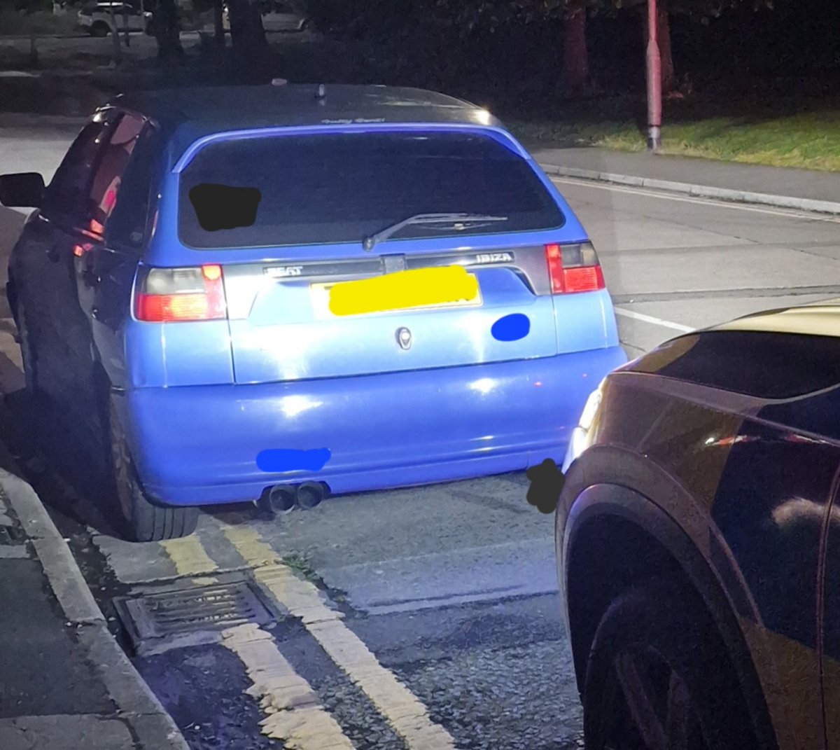 Car stopped in Preston to advise driver about their manner of driving.  However, the stop became more serious requiring formal action when the front nearside tyre was found to have less than 0.5mm of tread and the driver found to be disqualified. #T2RPU #checkyourvehicle