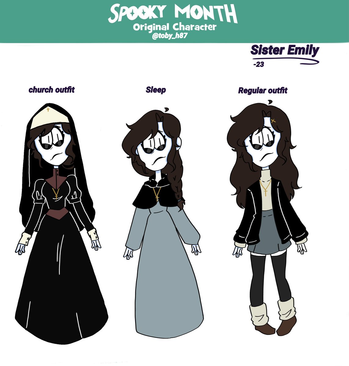i update sister emily :3 #spookymonthoc #spookymonth #SrPelo