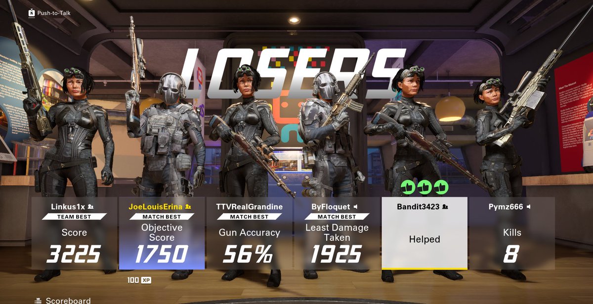 JoeLouisErina's tweet image. GG, @bandit23341 ! 😂 (@PlayXDefiant)