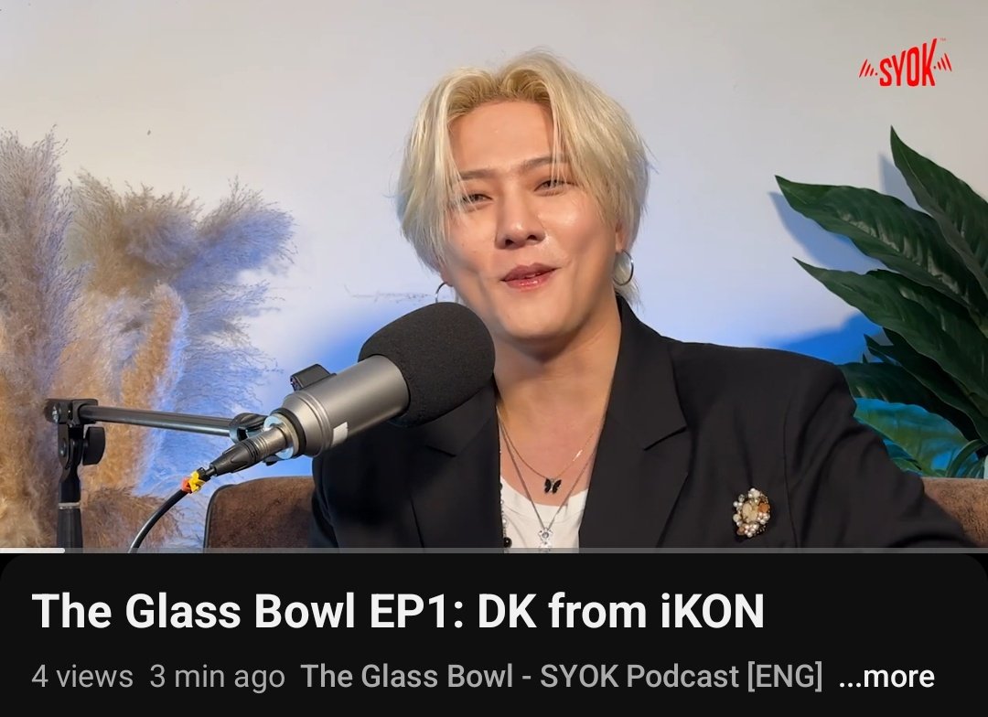 📢 Donghyuk on @syok_malaysia YT! The Glass Bowl EP1: DK from iKON Watch his interview here: youtu.be/VrgP81BSxig?si… @D_dong_ii #DONGHYUK #김동혁