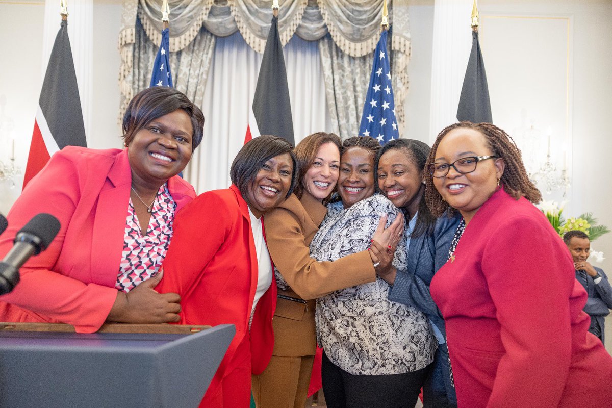 'My mother would look at me and she’d say, Kamala, you may be the first to do many things, but make sure you are not the last” ~ @KamalaHarris | @Wavinya_Ndeti @susankihika @CecilyMbarire @AnneWaiguru